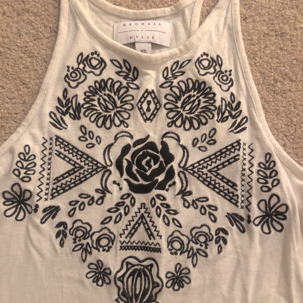 3/$20 • PACSUN EMBROIDERED TANK